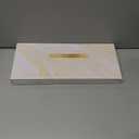 Faucet Mat for Kitchen Sink, Diatomite Stone Drying Sink Protectors, Bathroom Faucet Splash Guard, Quick Dry Water Absorbing, Non-Slip Stone Tray for Kitchen Counter, White, 23.6" x 3.9"