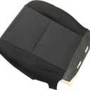 Black Driver Bottom Cloth Seat Cover and Sponge Cushion Replacement for 2007-2014 Silverado 1500