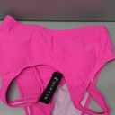 Tempt Me Women Two Piece Scoop Neck Bikini Crop Top Swimsuit Sporty High Waisted Bathing Suit (Hot Pink, M)