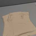 Artdear Tube Tops for Women, Sexy Y2K Crop Top Double Lined Strapless Tank Summer Going Out Tops Air Touch Fabric (Large, Nude)