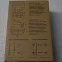 Modern Toilet Paper Holder with Storage Drawers - Toilet Paper and Wipes Holder for Bathroom - Aluminum TP Holder with Shelf and Drawers - Adhesive or Wall Screw Mounting - Withe/White Knobs