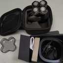 Philips Norelco Head Shaver Pro 9000 Series - Electric Shaver for Men and Women, 360 Flexing Head & ComfortCut Blades for Clean Shave, Gentle on Skin, Model HS9980/40 (Series 9000 +QCP, Blades, Mirror, Travel Case, Black)