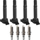 4 Spark Plugs 2 Pack AutoWXJQ Iridium
