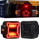 Wrangler JL Tail light, Wrangler JL Tail Light Compatible with Jeep Wrangler JL 2018-2024, Brake Light Reverse Light Turn Signal Lamp Daytime Running Lamps DRL Side Marker Light Assembly