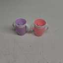 Munchkin Sippy Cup for 6 Month Old and Up, Spill Proof Miracle 360 Toddler Cups with Transition Handles, 7 Ounce, 2 Pack, Pink/Purple