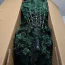 8 ft. Pre-Lit PVC Hinged Artificial Christmas Tree with 430 LED Lights