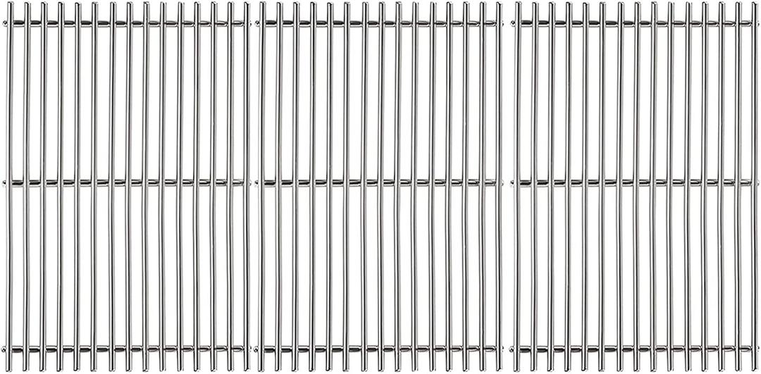 Hongso 18 7/8 inch SUS304 Stainless Steel Cooking Grates Replacements Parts for Weber Genesis II 400 series E & S 410 415 435 E-410 S435 Genesis II LX E440 S440 and Genesis 2 GS4 Gas Grill 66097 66089