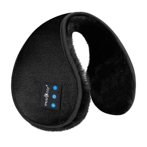 MUSICOZY Bluetooth Headphones Earmuffs Ear Warmers Wireless Headphones Earmuffs, Built-in HD Speakers and Microphone with Carry Bag for Biking Running Cool Tech Gadgets Gifts for Winter