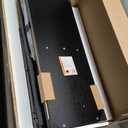 SONGMICS Dresser for Bedroom, Chest of Drawers, Steel, MDF, 10 Non-Woven Fabric Drawers, Storage Organizer Unit, Closet, Entryway, Rustic Brown and Ink Black ULGS125B01S