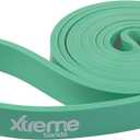 Xtreme Bands Pull Up Assist Resistance Bands - Heavy-Duty Long Workout Bands for Pull-Ups, Powerlifting, Stretching, and Home Workouts -15lbs to 125lbs of Resistance (Mint Green)