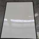 VIZ-PRO Magnetic Dry Erase White Board, 48 X 36 Inches, Black Aluminium Frame