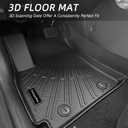 Floor Mats for 2026 Hyundai Palisade Gasoline 7-Seater | Energyy Wing All-Weather TPE Custom Fit 1st-3rd Row Floor Liners 4PCs Set | Anti-Slip & Odorless Black Car Accessories for Hyundai Palisade