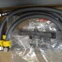 Compatible WP596816(2-Pack) OEM Brass Water Sensor Kit, Includes 4 x 12" Supply Lines, 4 x1/2" FTPto 3/8"MPT Fittings.