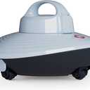 Hydrus Pool Vacuum for Above Ground Pools, Cordless Robotic Pool Cleaner, Automatic Rechargeable Pool Robot Lasts 90 Mins, Powerful Suction, Self-Parking, Ideal for Flat Swimming Pools up to 50Ft (Black)