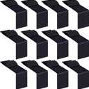 12 Pack Satin Table Runner 12 x 108 Inch Long Satin Table Runner for for Christmas, Birthday Parties, Banquets, Graduations, Engagements (Black)