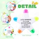 AmazingSpark 12 Sets Star Highlighters with Cards Gift Bags, Reminder