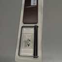 2 x Rustic Toilet Paper Holder Wall Mount - 6.69"x2.95" Solid Wood Bathroom Tissue Paper Roll Hoder with 5.7" Stainless Steel Rod, Farmhouse Paper Towel Holder for Small Space