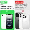 LOVE 3000 Designed for iPhone 16e/17e Case, Premium Silicone with [Soft Anti-Scratch Microfiber Lining] Shockproof Protective Phone Case for Men Women Girls 6.1", Black