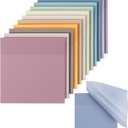 Mr. Pen- Transparent Sticky Notes, 3x3, Dreamy Pastel, 12 Pads, 600 Sheets, Bible Journaling Sticky Notes, See Through Sticky Notes, Translucent Sticky Notes, Stocky Notes for Bible Journaling