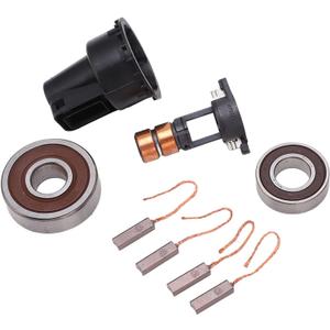 Bosch Alternator Brushes Alternator Rebuild Kit Alternator Bearing Repair Kit Alternator Repair Kit Slip Ring Brushes Bearings Set 230090 Replacement for Bosch 0124515010