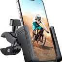 Miracase Bike Phone Holder, [Support Video Recording] Motorcycle Phone Mount, [Quick Lock] Bicycle Phone Mount Handlebar Cell Phone Clamp for Scooter, Friendly Compatible with iPhone Samsung