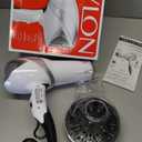 REVLON Infrared Hair Dryer with Diffuser & Concentrator  Ionic Ceramic Blow Dryer for Frizz Control, Shine, Soft Hair & Moisture Protection  1875W Professional SalonQuality (White)