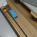 Umbra Twilight Double Curtain Rod Set  Wrap Around Design Ideal for Blackout or Room Darkening Panels, 48 to 88 Inches, Gold