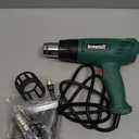 Heat Gun, Heavy Duty Hot Air Gun Kit Dual Temperature Settings 572~932 (300-500), Overload Protection with 4 Nozzles for Crafts, Shrink Wrapping/Tubing, Paint Removing, Epoxy Resin (Green)