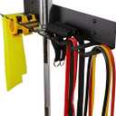 Multi-Purpose Storage Rack Resistance Bands Rack Gym Storage Rack Fitness Bands Rack Heavy Duty Rack 11 Hooks for Resistance Bands, Straps, Jump Ropes, Foam Rollers, Weight Belts, Tools (L-23")