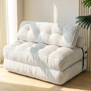 MAXYOYO Folding Sofa Bed, Convertible Chair Bed with Pillow, Full