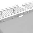 Geesta 2Pcs Blackstone Griddle Warming Rack, Heavy Duty Steel Grill Warming Rack Compatible with 17/22/28/36 Inch Blackstone Griddles and Most Tabletop Flattop Griddle Accessories