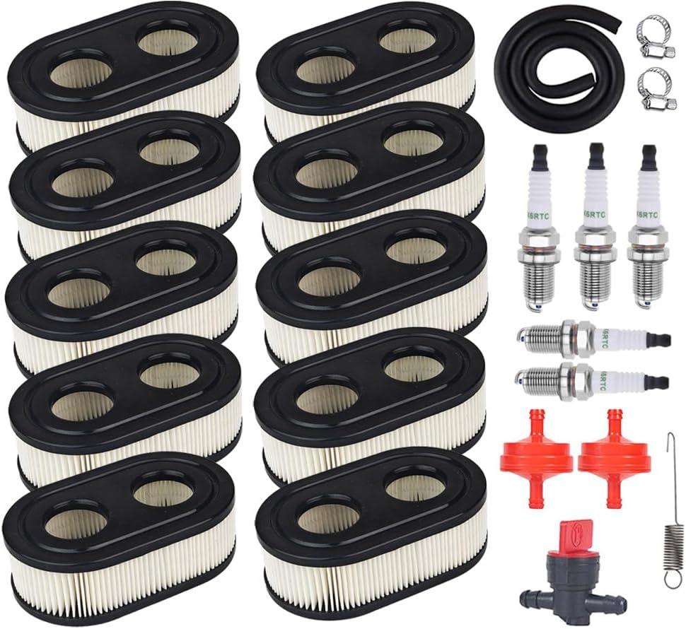 593260 Air Filter Kit (22PCS) Compatible with Briggs and Stratton 4247 5432 5432k 09P00 09P702 550E 500EX 550EX 625 575EX Series Engine - Lawn Mower Air Cleaner 593260 798452 334404