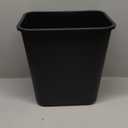 Highmark Wastebasket, 7 Gallons, 14 1/2in.H x 10 1/2in.W x 15 1/4in.D, Black, WB0189