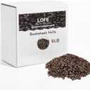 Tartary Buckwheat Hulls - 6 LBS Buckwheat Pillow Fillings, 100% Organic Buckwheat Groats, Stuffing Bulks