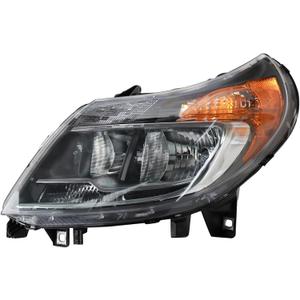 TRQ Left Headlight Assembly Drivers Side Compatible with 2014-2022 Ram ProMaster 1500 ProMaster 2500 ProMaster 3500 CH2502254