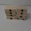 yarlung 8 Pack Unfinished Wooden Boxes for Crafts, 6x4x2 Inch Small Keepsakes Box Jewelry Storage Unpainted DIY Gifts Box for Treasure Chest, Art Hobbies, Hinged Lid with Front Clasp