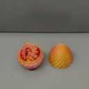 Aodomis Adomis 12inch 3D Printed Dragon Egg with Articulated Crystal Dragon Inside - Fidget Toys for Kids 8-12,Dinosaur Egg Toys for Kids Teens Adults (Laser Pink Gold)