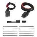 2 Pin Battery Cable Harness Truck and Plow Side Fits Western Fisher Snow Plow, with Dust Cover, Replaces 21294 61169 8274