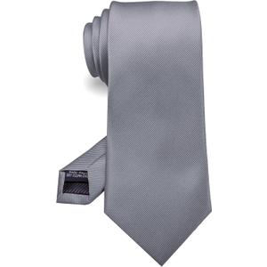 RBOCOTT Solid Color Tie Formal Necktie for Men