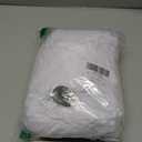 Gallety 7.2 FT White Round Backdrop Cover for 5 to 7.2ft Circle Stand - Adjustable Polyester Arch Backdrop Cover for Wedding Arch Birthday Party Photography Decoration