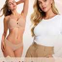 LetsJoli Wireless Bras for Women No Underwire Jelly Bras Seamless Push Up Full Coverage Bralettes Comfortable Everyday Bra (XL)