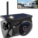 1080P Solar Magnetic Wireless Backup Hitch Camera | Night Vision, 365-Day Standby, waterproof rechargeable battery, compatible with iPhone, iPad and Android devices