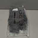 OQQ Women Yoga Jumpsuits Workout Ribbed Long Sleeve Zip Front Sport Jumpsuits, Black, Size L