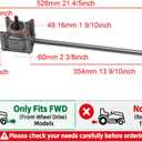 Transmission Assembly Front Wheel Drive 106-3955 Compatible with Toro 22in Recycler Lawnmower 20001 20003 20005 20007 20012 20016 20019 20064 20065 20069 20071 20072 Replace 104-8696