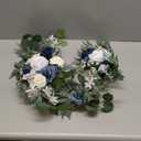 ponatia Wedding Arch Flowers (Pack of 2), Artificial Dusty Blue Flowers & Welcome Signs Decorations for Wedding Ceremony Reception