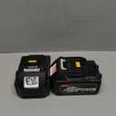 Pack of 2 18V 6.0Ah Replacement Battery Compatible for Makita 18V BL1860 BL1860B BL1890 BL1860B BL1860 BL1850B BL1850 BL1840B BL1840 BL1830B BL1830 BL1820B BL1820 BL1815 Cordless Power Tools battery