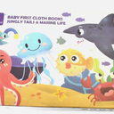 hahaland Baby Toys 0-6 Months - Crinkle Books for Babies 2-Pack, Soft Cloth Sensory Touch Feel Baby Book 6-12 Months Infant Tummy Time Toys 0-3 Month Newborn Boys Gifts Baby Easter Basket Stuffers