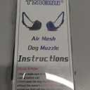 Dog Muzzle, Soft No Barking Mesh Muzzles for Medium Sized Dogs Anti Chewing, Breathable No Bite Muzzle for Mini Dachshund Jack Russell, etc, Suit for Grooming Vet Visits Allows Panting Drinking (Circumference:5.5''-6.7''in), M