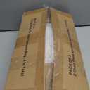 downluxe Chair Cushions for Dining Chairs, Memory Foam Linen Kitchen Chair Pads with Ties, Waterproof, Stain-Resistant and Washable Cover, 17" x 16" x 2.5", Beige, 4 Pack