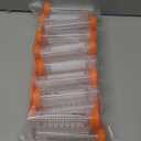 PEKYBIO 50ml Centrifuge Tubes Self-Standing Sterile Plastic Graduated Test Tube with Screw Cap, Pack of 25